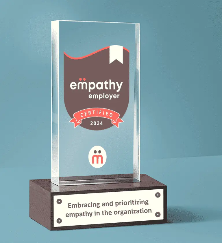 Certification & award benefits - For organizations that embrace empathy as a core value